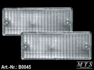 Blinkergl�ser, weiss