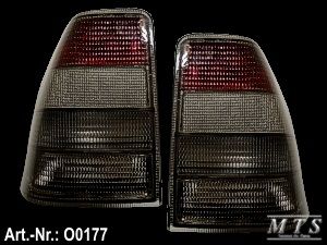 R�ckleuchten, schwarz