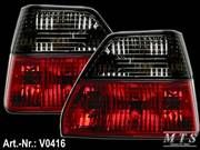 R�ckleuchten, klarglas-schwarz-rot